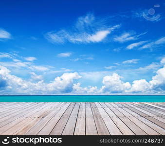 beautiful beach and tropical sea