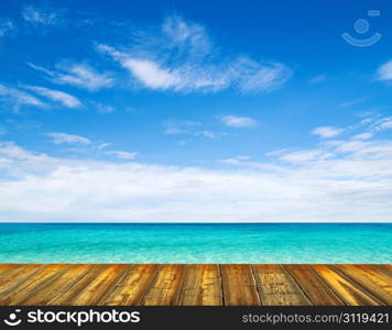 beautiful beach and tropical sea