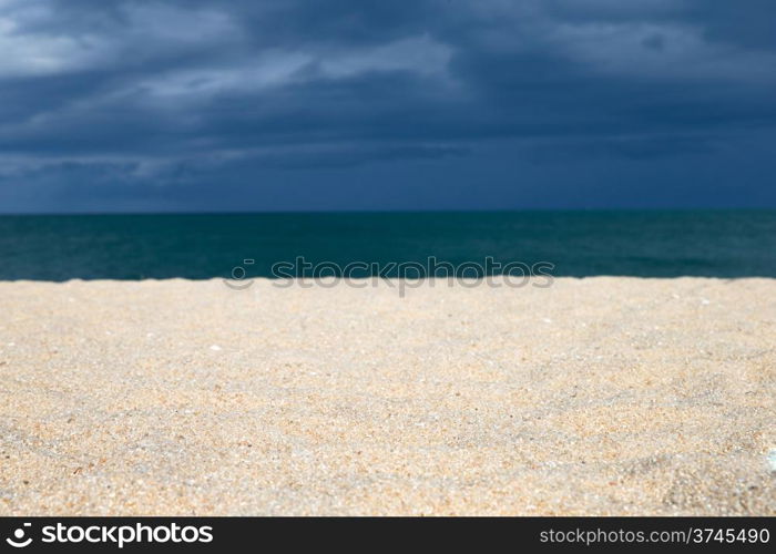 beautiful beach and tropical sea