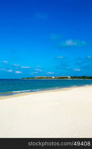 beautiful beach and tropical sea