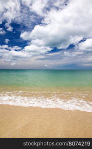 beautiful beach and tropical sea