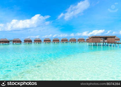 beautiful beach and tropical sea