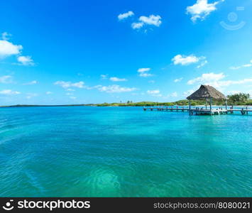 beautiful beach and tropical sea