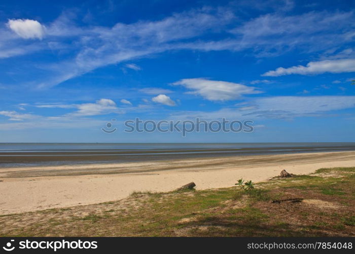 beautiful beach and tropical sea in summer