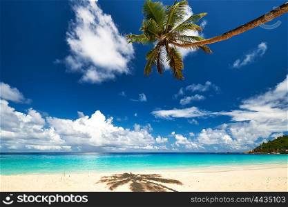 Beautiful beach Anse Intendance at Seychelles, Mahe
