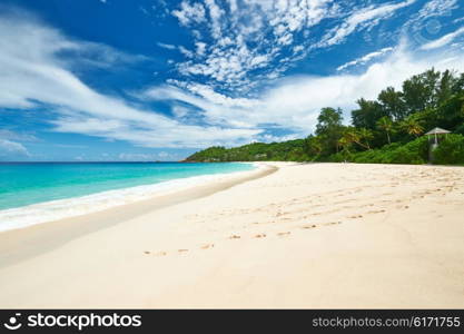 Beautiful beach Anse Intendance at Seychelles, Mahe