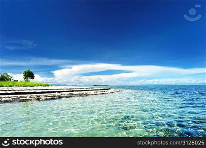 Beautiful beach at Bohol, Philippines