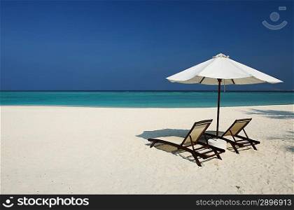 Beautiful beach at Maldives, South Male Atoll