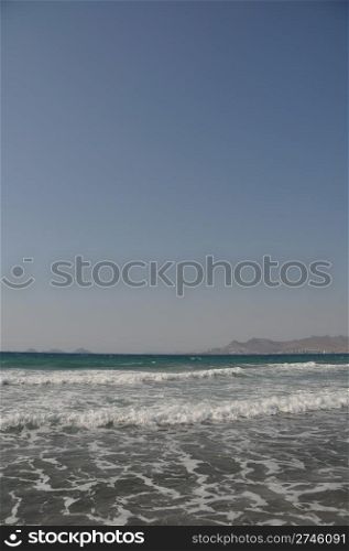 beautiful beach in Kos, Greece