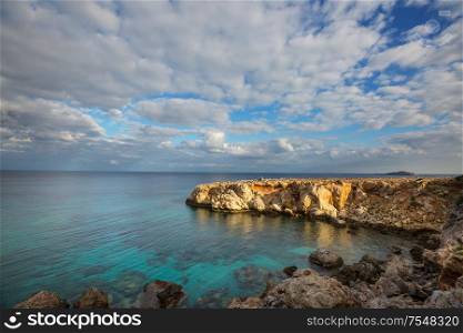 Beautiful beach in Northern Cyprus