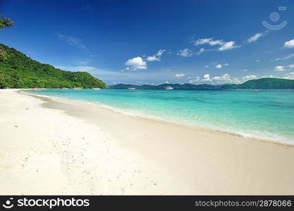 Beautiful beach landscape in Thailand