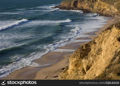 beautiful beach of Praia Pequena in the south of portugal