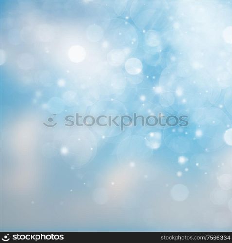 beautiful blue and white abstract sky background with sun beams