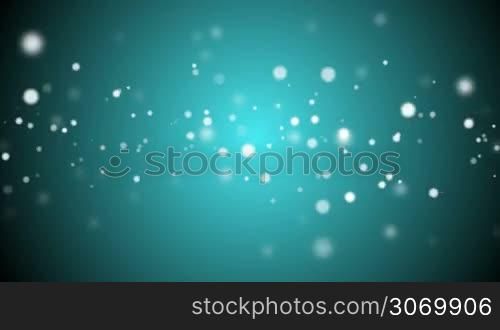 Beautiful blue background with bubbles