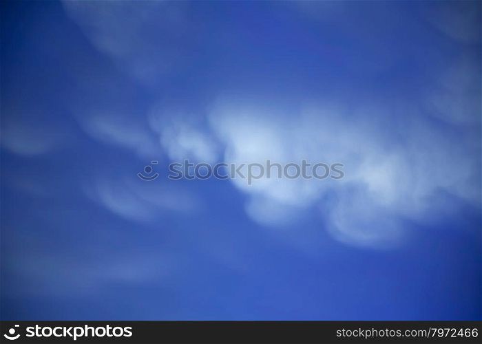 beautiful blue heaven background with clouds