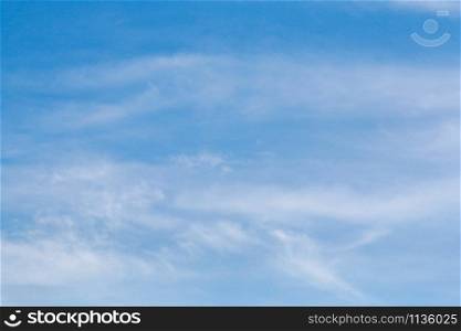 Beautiful blue sky and clouds for background.