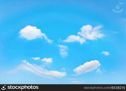 Beautiful blue sky. Blue sky and white clouds as nature background