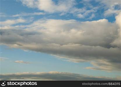 beautiful blue sky with clouds background.Sky clouds. Sky with clouds weather nature cloud blue.