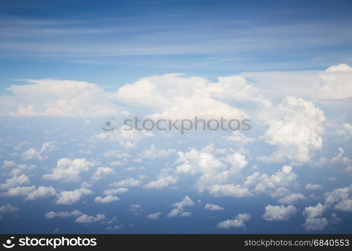 Beautiful Blue Sky With White Cloud, stock photo