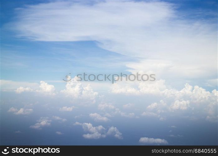 Beautiful Blue Sky With White Cloud, stock photo