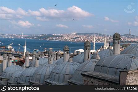 Beautiful Bosphorus view on November 27, 2019 in Istanbul, Turkey.