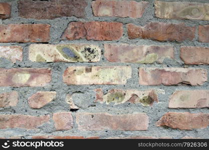 Beautiful brown brick wall great background.. Beautiful brown brick wall great background