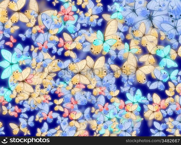 beautiful butterfly abstract texture background