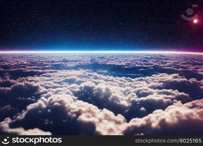 Beautiful calming clouds from space