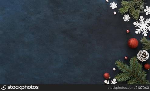 beautiful christmas eve concept with copy space