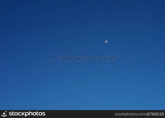 beautiful clear blue sky as nature background