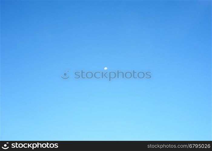 beautiful clear blue sky as nature background