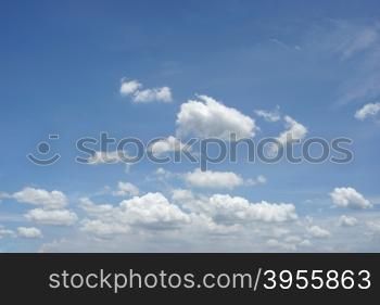 beautiful cloud on blue sky as nature background
