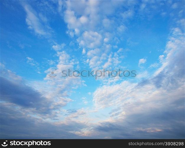Beautiful clouds in the sky