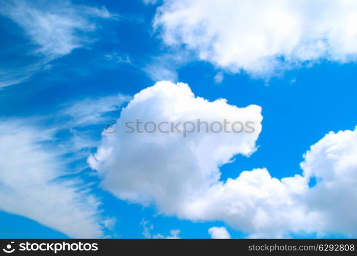 Beautiful cloudscape can be used for background