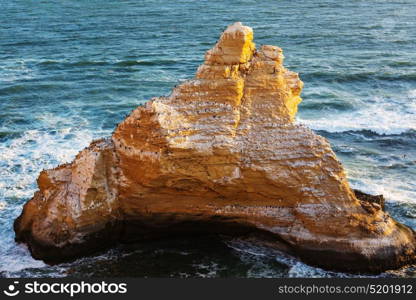 Beautiful coastline landscapes in Paracas National Reserve, Ica Region, Pacific coast of Peru.