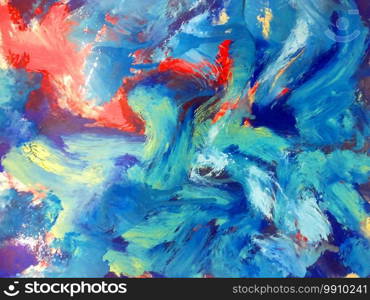 Beautiful Colorful Mixed Abstract Fluid Painting. Acrylic Vibrant Colors Paint Trendy Wallpaper for Technology. Wave Flow Swirl Fluid Marble Art Texture. Home Decoration Contemporary art Background