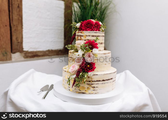 Beautiful Colorful Sweet Wedding Cake Cupcake Decor Closeup Image at Event Space . wedding cake on the table. wedding cake on the table. Beautiful Colorful Sweet Wedding Cake Cupcake Decor Closeup Image at Event Space