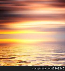 Beautiful colorful water and sky abstract background