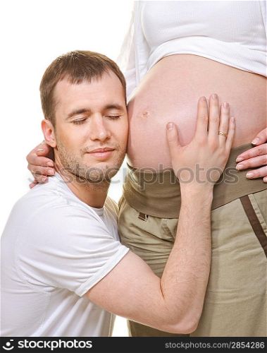 Beautiful couple expecting a baby