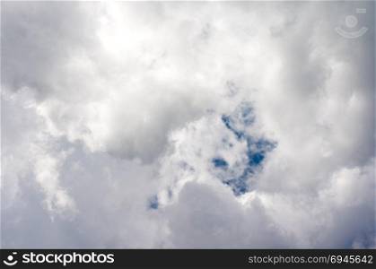 Beautiful Cumulus Cloud in the Bright Sky Background the sky and cloud concept related idea