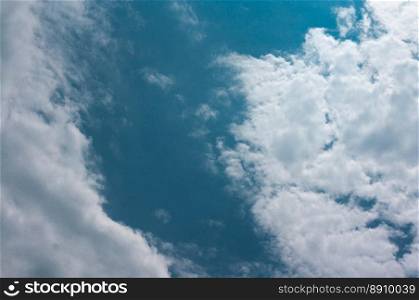 Beautiful Cumulus Cloud in the Bright Sky Background the sky and cloud concept related idea
