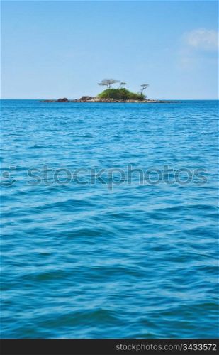 beautiful desert tropical island in the andaman sea