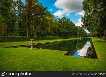 Beautiful Dutch Castle Yard With Pool