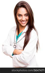 Beautiful ethnic doctor