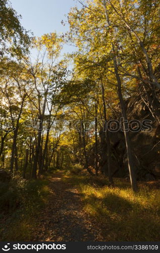 Beautiful Fall scenery in Upstate New York.