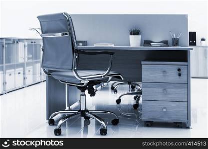 beautiful furniture in a modern office