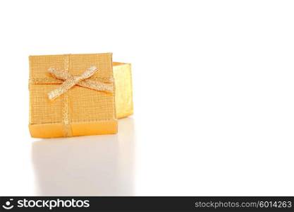 Beautiful gift, isolated over white background