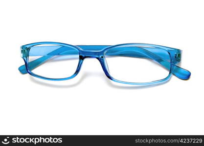 Beautiful glasses isolated on white background