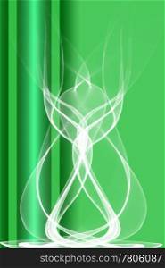 Beautiful green abstract background