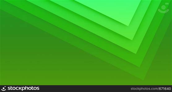 Beautiful Green Abstract Background in the Form of Squares. Beautiful Green Abstract Background